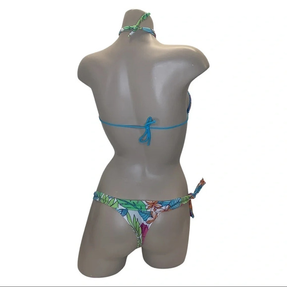 Brazilian Tropical Floral Bikini Set NWT - Picture 4 of 4